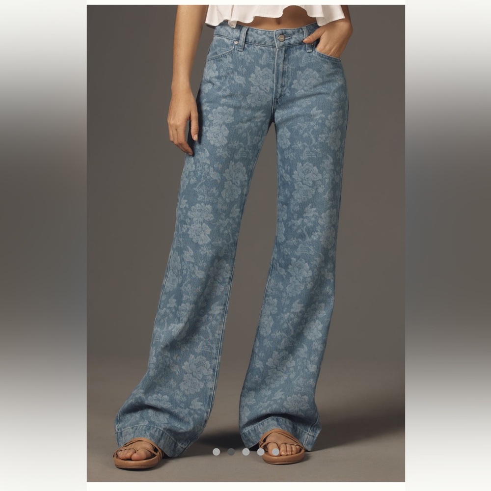 PAIGE Sonja Low Rise Wide Leg Jeans